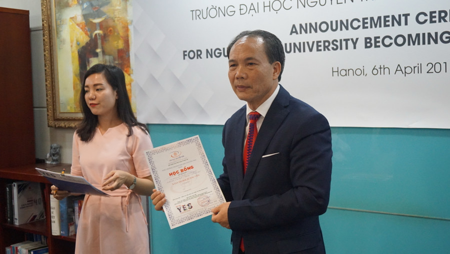 TS Nguyễn Tiến Luận chia sẻ tại lễ công bố