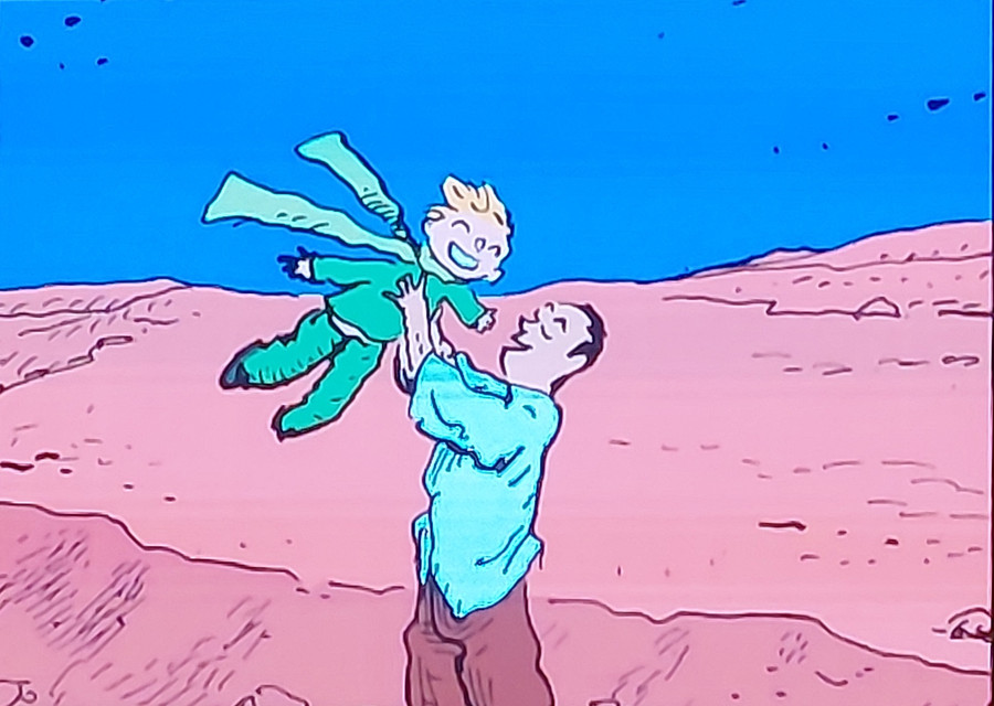 Sự kết hợp với tranh minh họa là 'tình yêu sét đánh' của nhà soạn nhạc Marc-Olivier Dupin và họa sĩ Joann Sfar. Ảnh: Bình Thanh.