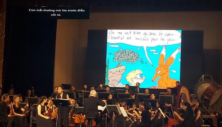 Chương trình biểu diễn âm nhạc 'Hoàng tử bé' tiếp tục gửi đến công chúng những thông điệp sâu sắc về cuộc sống. Ảnh: Bình Thanh