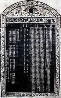 Bản rập văn bia đề danh Tiến sĩ khoa thi Ất Mùi (1715).