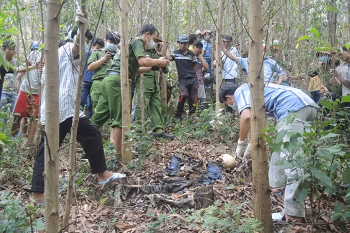 Đi lấy mật ong trên rừng phát hiện bộ xương người