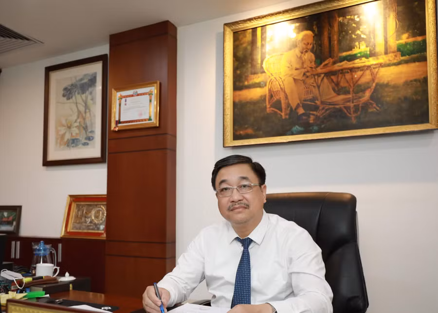 Ông Hoàng Lê Bách, Tổng Giám đốc Nhà xuất bản Giáo dục Việt Nam.