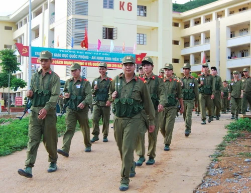 Học viên của trung tâm trong hoạt động dã ngoại