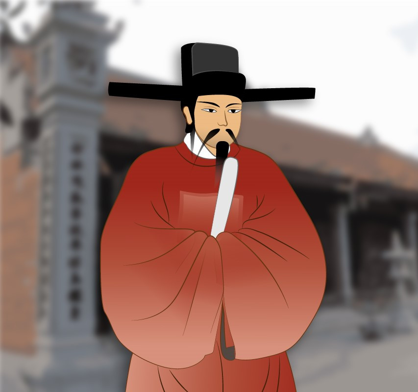 Hà Tông Quyền từng 2 lần cứu vua thoát chết và giữ trọng trách đại thần Viện Cơ Mật. Ảnh: ITN.