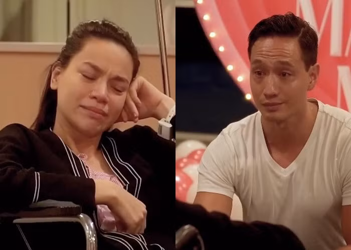 Màn cầu hôn lấy đi nhiều nước mắt của người xem. Ảnh cắt từ clip.