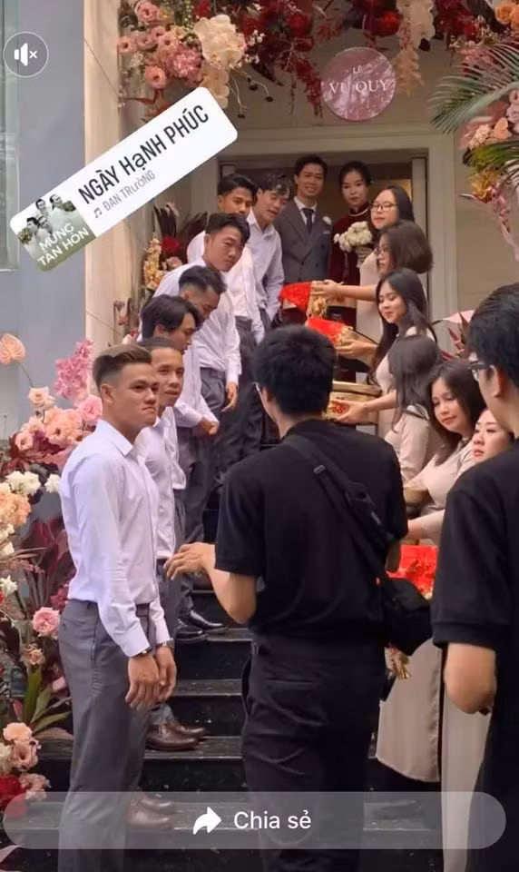 Lễ rước dâu diễn ra sáng nay 16/11.