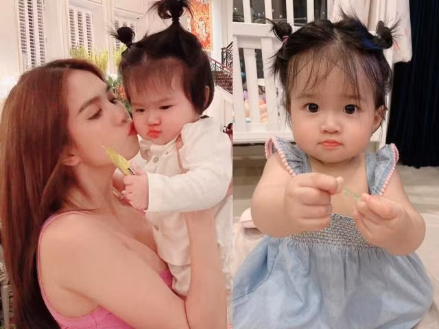 Ngọc Trinh gọi một bé gái 1 tuổi là con xưng mẹ, khuôn mặt giống hệt nữ hoàng nội y. Bé Sarah (tên thật là Tiêu Phối Quân) chính là con gái của chị ruột Ngọc Trinh và ca sĩ Tiêu Quang.