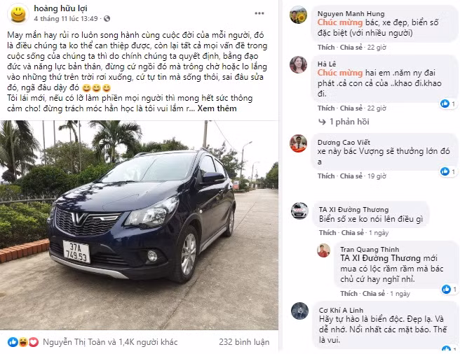 Bài viết thu hút sự quan tâm của cộng đồng mạng. Ảnh chụp màn hình FB.