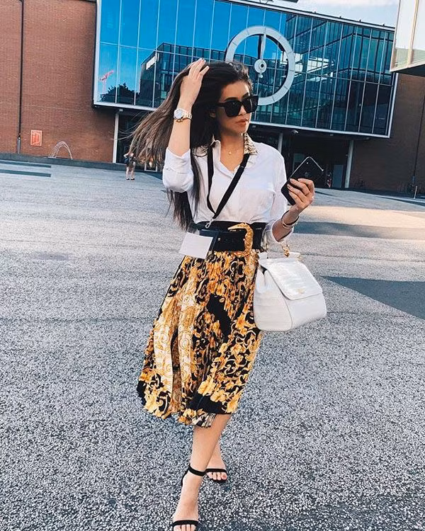 Không chỉ được nổi danh trên mạng xã hội với đời sống thượng lưu, Thảo Tiên từng nhiều lần được khen ngợi vì mặc đẹp.