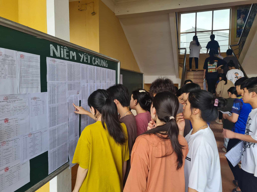 Các em học sinh trường PTDTNT THPT tỉnh Tuyên Quang tập trung chuẩn bị làm thủ tục đăng ký dự thi THPT năm 2023 Các em học sinh trường PTDTNT THPT tỉnh Tuyên Quang tập trung chuẩn bị làm thủ tục đăng ký dự thi THPT năm 2023