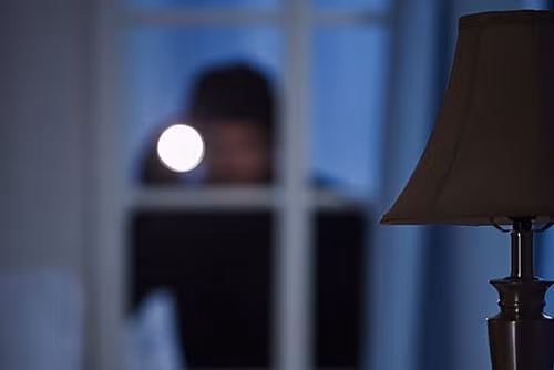 Chiếc đèn hẹn giờ có thể tạo ảo giác có người ở nhà. Ảnh: Mirror.