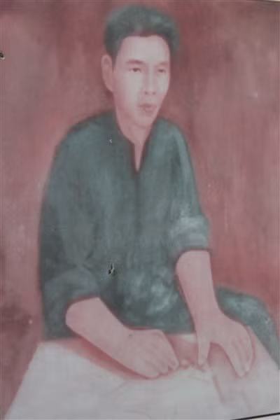 Chân dung tác giả Quốc kỳ do nhạc sĩ Văn Cao – tác giả Quốc ca vẽ.