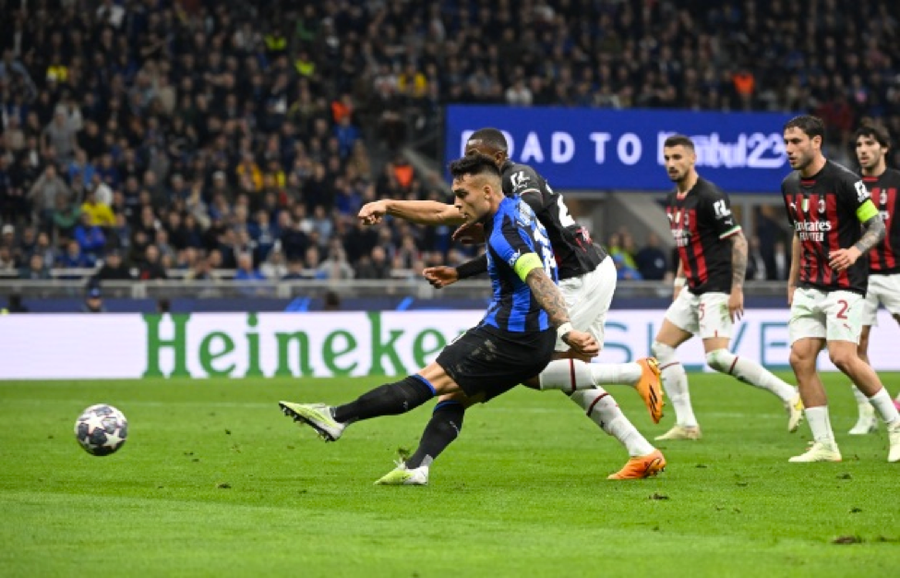 Lautaro Martinez ghi bàn đưa Inter Milan vào chung kết Champions League hôm 17/5.