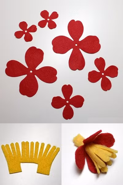 Trang trí hộp quà đẹp xinh với 3 cách làm hoa đơn giản 11