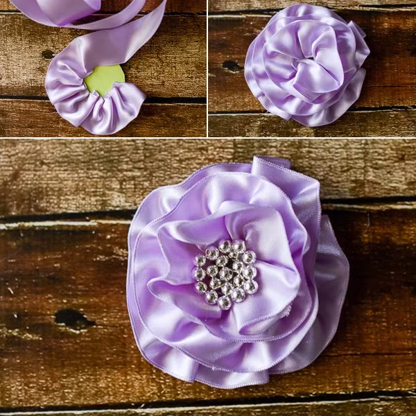 Trang trí hộp quà đẹp xinh với 3 cách làm hoa đơn giản 4