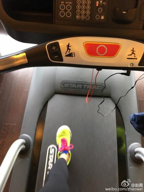 Triệu Vy đẹp "không tỳ vết" sau khi bị chê...béo ảnh 9 Triệu Vy đẹp