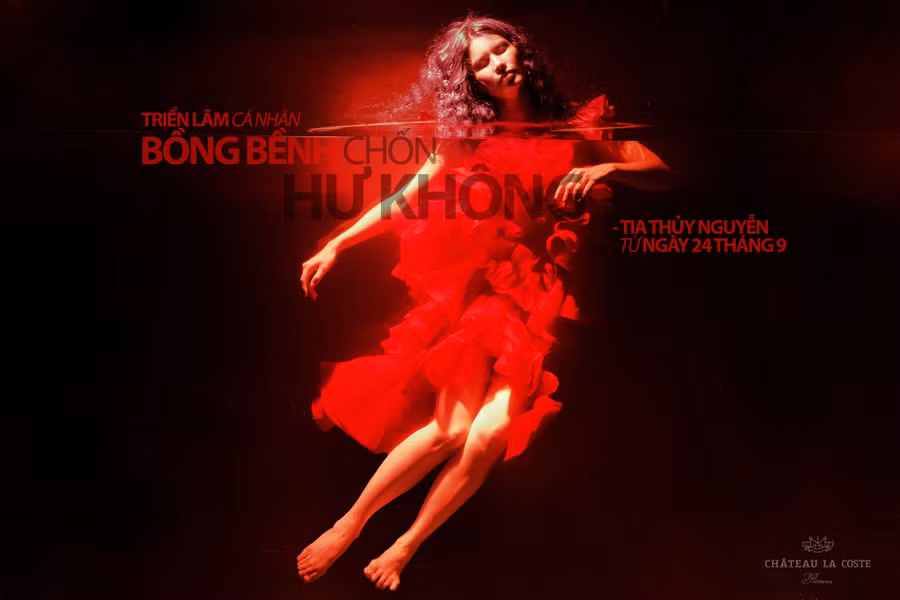 'Bồng bềnh chốn hư không' là triển lãm thứ 2 của nghệ sĩ Thủy Nguyễn tại Pháp.