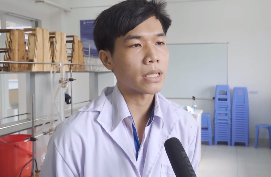 Sinh viên Võ Phan Gia Hưng.
