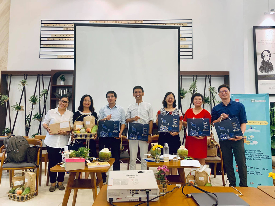 Các diễn giả tại buổi giao lưu.