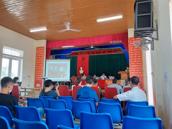 Người tham gia đấu giá sẽ được gọi vào từng phòng tương ứng với các lô đấu nhằm bảo đảm công tác phòng chống dịch Covid-19.