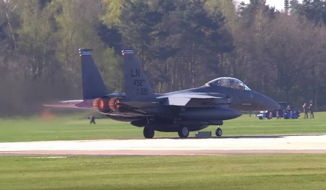 Máy bay chiến đấu F-15 của Mỹ.
