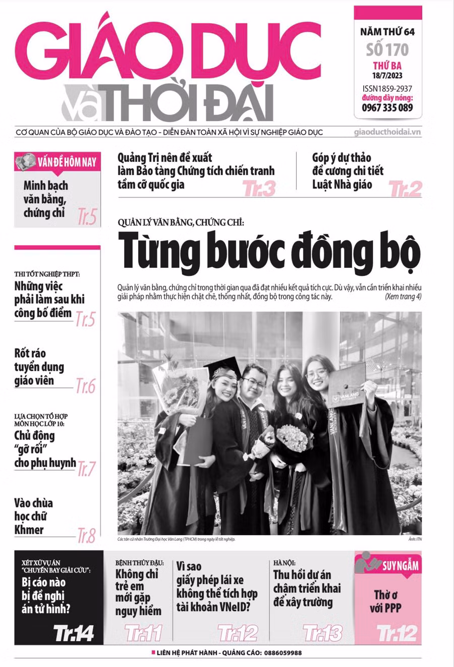 Tin tức báo in 18/7: Nhiều địa phương rốt ráo tuyển giáo viên
