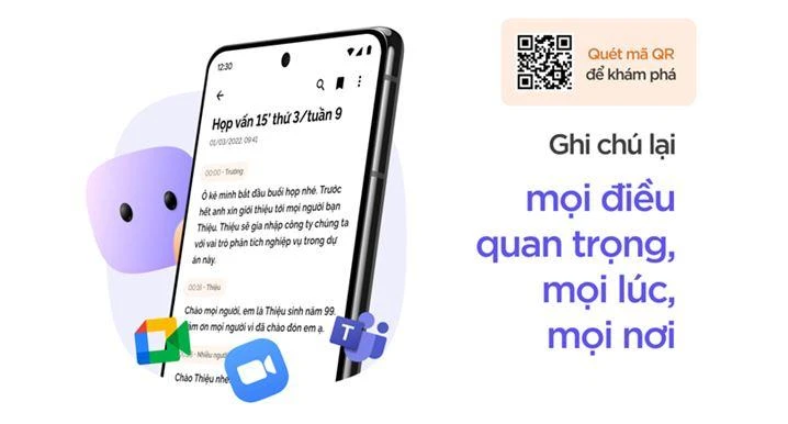 Giải pháp chuyển đổi file ghi âm thành văn bản sử dụng trí tuệ nhân tạo (AI).