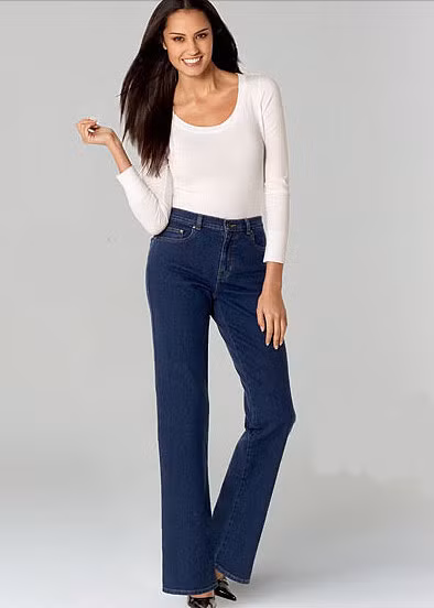 Chọn quần jeans hợp với người mập