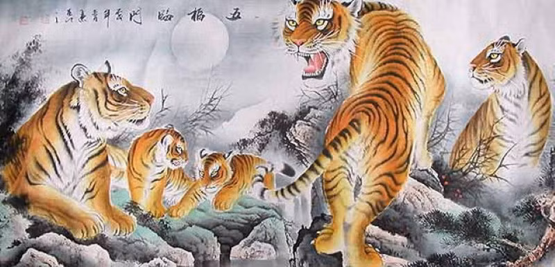 Hổ đại diện cho quyền lực, địa vị, niềm tin và chiến thắng.