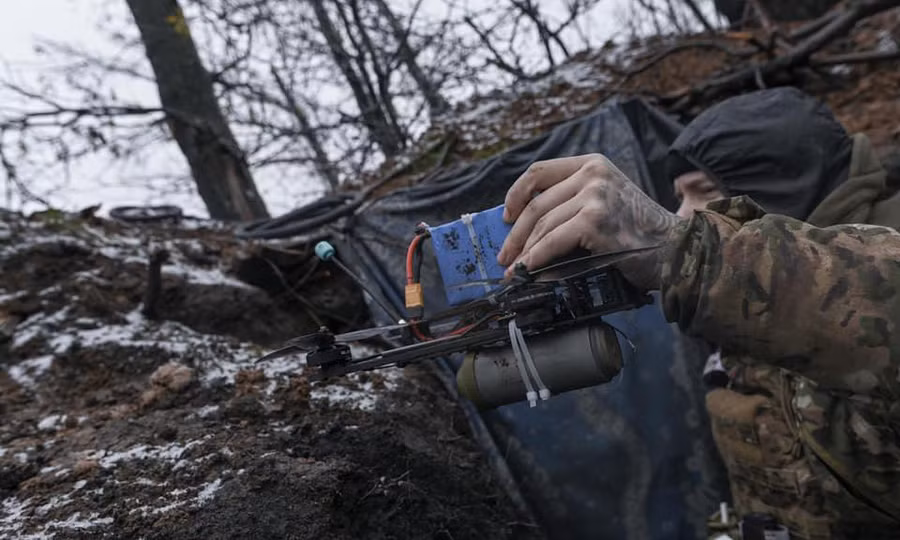 Binh sĩ Ukraine trên chiến trường