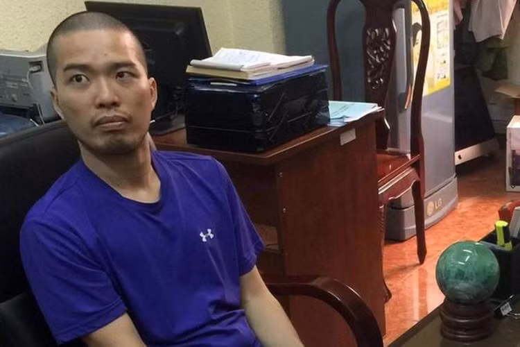 Nguyễn Minh Đạt tại cơ quan điều tra.