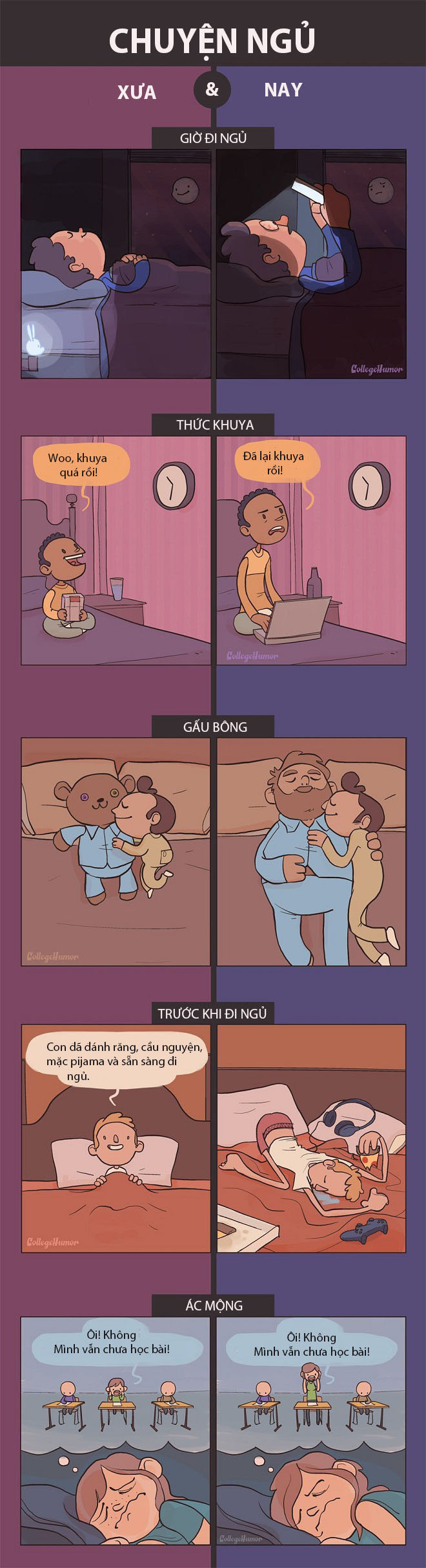 Khác biệt vui về giấc ngủ khi đã lớn ảnh 1