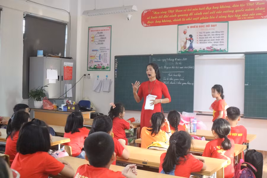 XHH giáo dục hiệu quả giúp nhà trường tăng cường cơ sở vật chất vào dạy học. Ảnh: Đức Trí