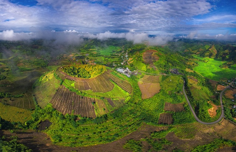 Một góc Công viên địa chất toàn cầu UNESCO Đắk Nông. Ảnh: Bộ VH,TT&DL.