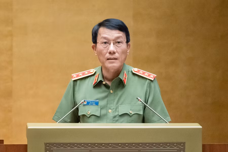 Bộ trưởng Bộ Công an Lương Tam Quang. 