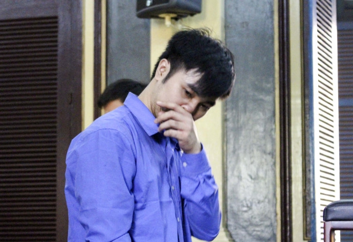 Bị cáo Bùi Đức Tài tại phiên tòa. 5(1)