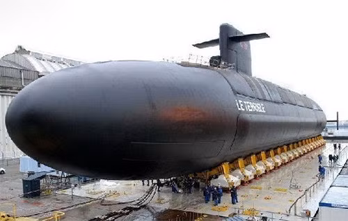 Tàu ngầm hạt nhân lớp Triomphant của Pháp. Ảnh minh họa.