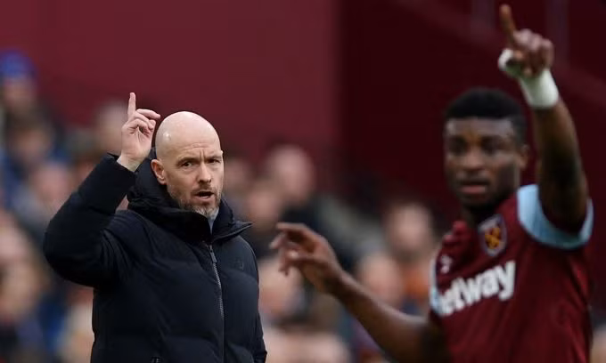 Đội bóng do chiến lược gia Erik ten Hag dẫn dắt đã thua 8 trận tại Ngoại hạng Anh.