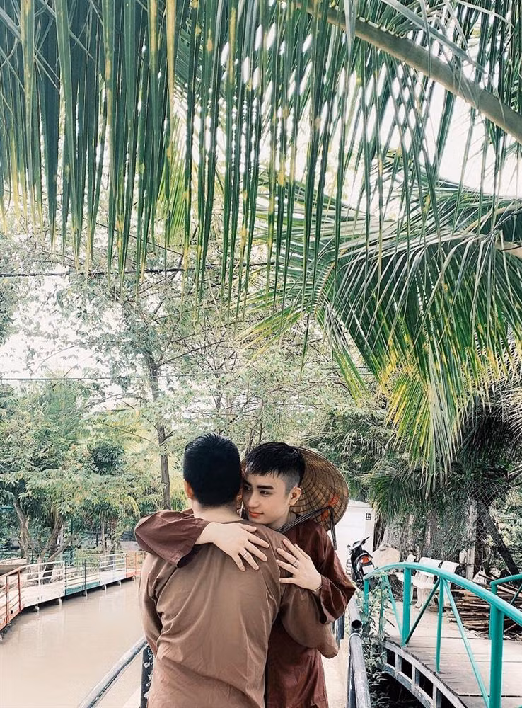 Cặp đôi quen nhau trên TikTok một cách rất tình cờ rồi đem lòng mến nhau. Ảnh: FBNV