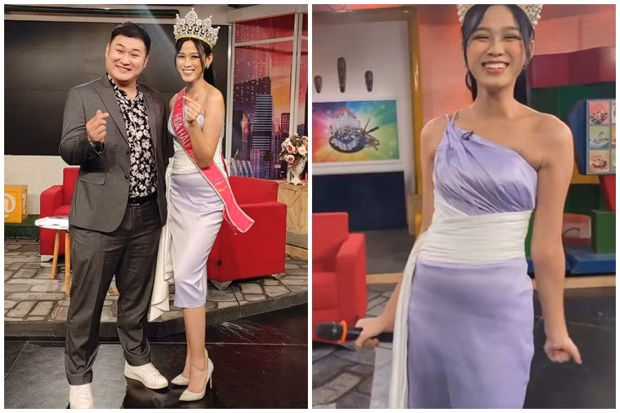 Hoa hậu Đỗ Thị Hà bị chê xuống sắc, lộ bụng ngấn mỡ sau khi đăng quang ảnh 7