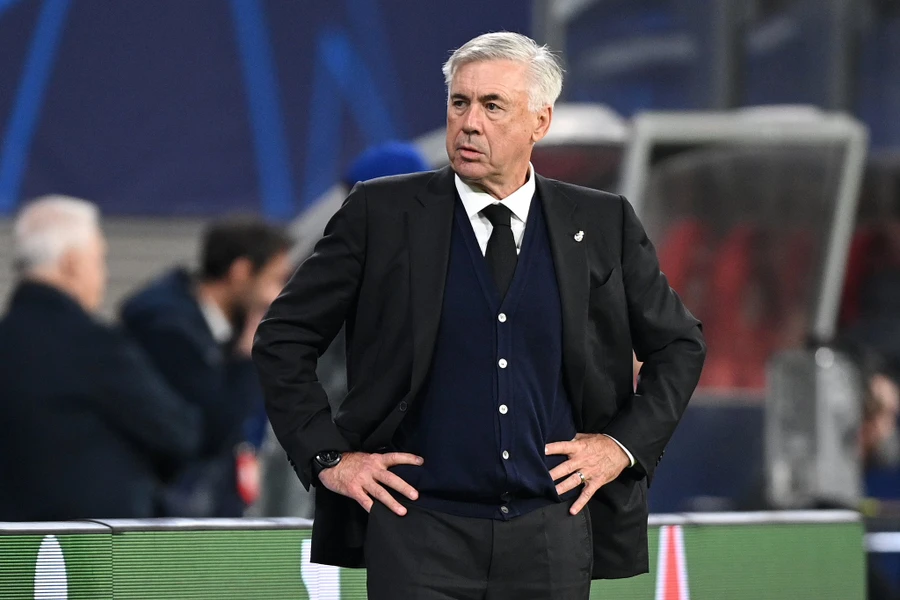 Huấn luyện viên Carlo Ancelotti.