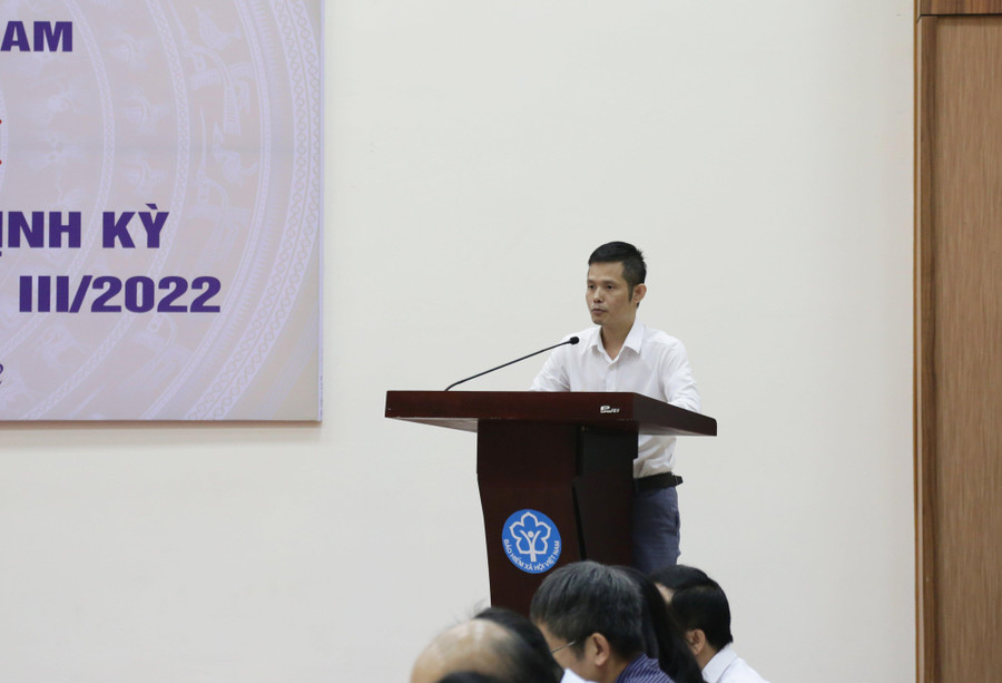 Ông Nguyễn Hoàng Phương - Phó Giám đốc Trung tâm Công nghệ Thông tin, trình bày tại Hội nghị. Ông Nguyễn Hoàng Phương - Phó Giám đốc Trung tâm Công nghệ Thông tin, trình bày tại Hội nghị.