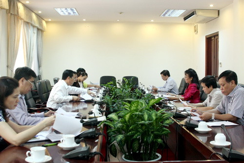 BTC buổi lễ bàn công tác chuẩn bị