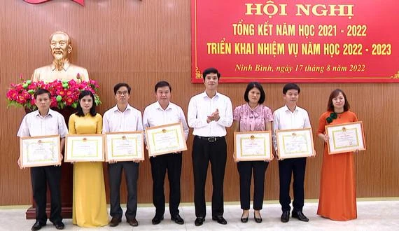 Giáo dục Ninh Bình đạt nhiều kết quả nổi bật dù chịu ảnh hưởng của dịch bệnh.