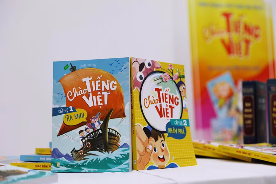Bộ sách "Chào Tiếng Việt" được biên công phu, kĩ lưỡng. 