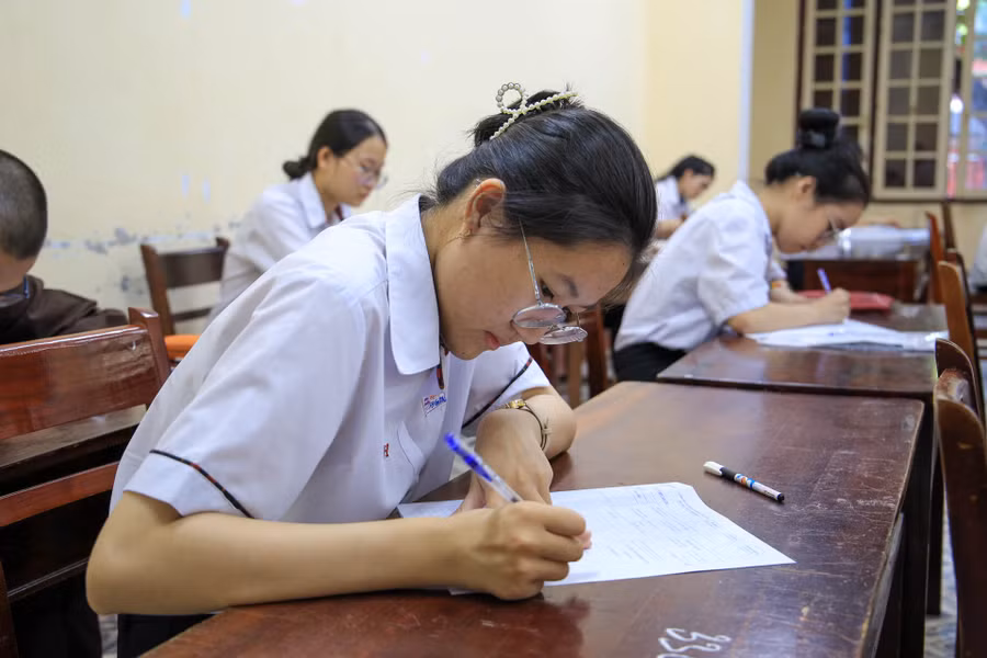 Thí sinh tại Kỳ thi tốt nghiệp THPT 2023. (Ảnh minh họa).