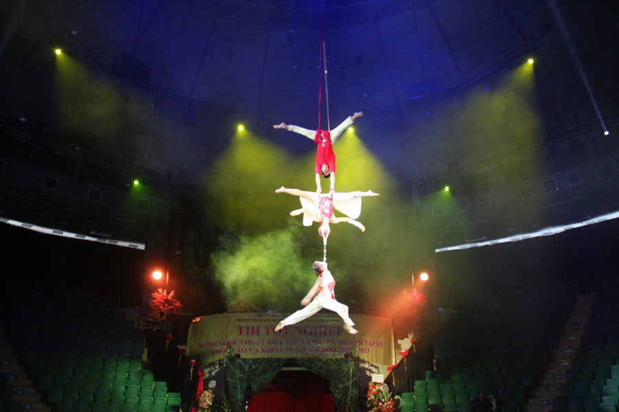 Nhiều tiết mục thể hiện kỹ thuật cao.