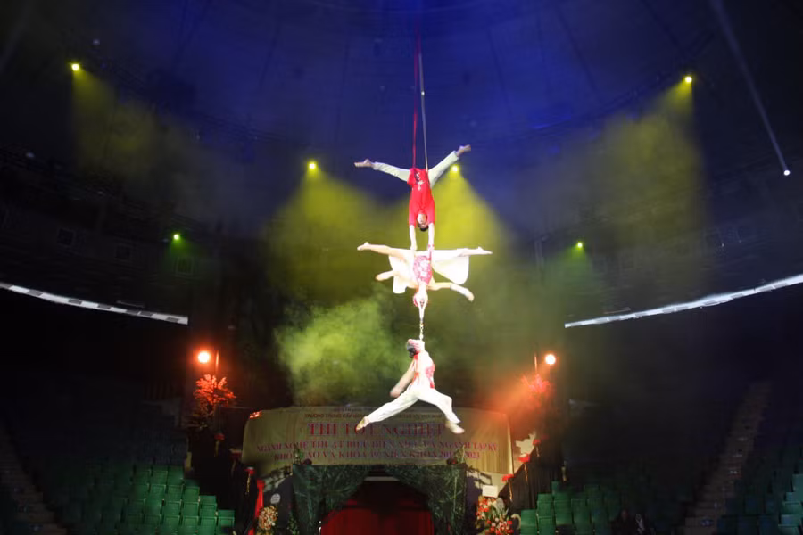 Nhiều tiết mục thể hiện kỹ thuật cao.