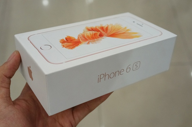 Mở hộp iPhone 6s màu vàng hồng tại Việt Nam ảnh 2