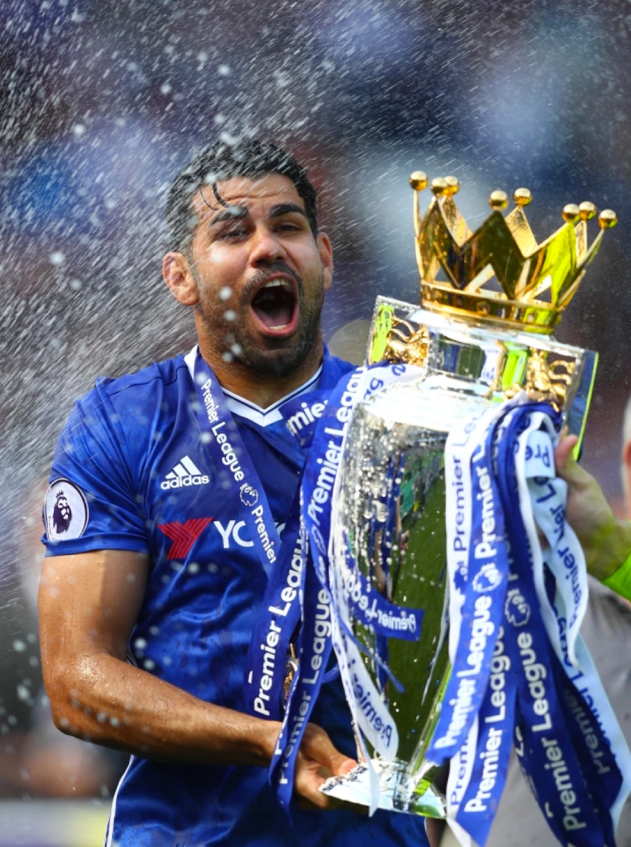Diego Costa từng 2 lần đăng quang Ngoại hạng Anh cùng với Chelsea. Diego Costa từng 2 lần đăng quang Ngoại hạng Anh cùng với Chelsea.
